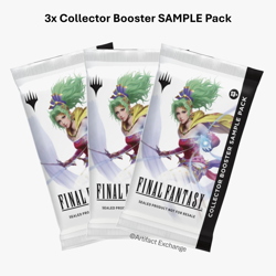 3x MTG Magic the Gathering FINAL FANTASY Collector Booster SAMPLE PACK - Image 1