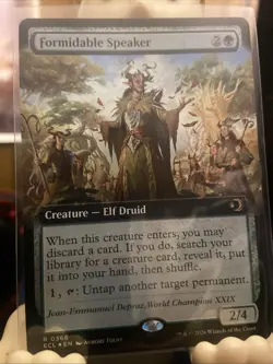 Formidable Speaker (Extended Art) Lorwyn Eclipsed Foil 0366 - Image 1