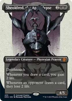 Sheoldred, the Apocalypse (Concept Praetor) Phyrexia: All Will Be One Foil #435 - Image 1