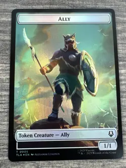 MTG FOIL {Ally Token} (#005) // {Clue Token} (#014) - Avatar: The Last - Image 1