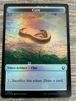 MTG FOIL {Ally Token} (#005) // {Clue Token} (#014) - Avatar: The Last - Image 2