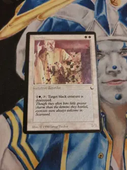 Exorcist MTG The Dark Rare White Creature Moderately Played x1 GG2 - Image 2