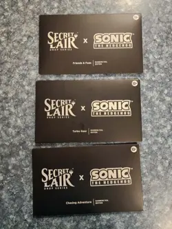 Magic MTG Secret Lair X Sonic The Hedgehog Foil Edition Bundle (New/ Sealed) - Image 1