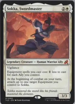 MTG Normal Sokka, Swordmaster M Avatar: The Last Airbender: Eternal-Legal 83 NM - Image 1