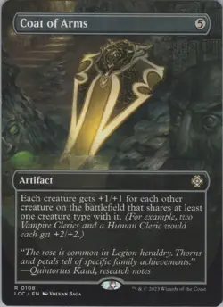 MTG Normal Coat of Arms (Borderless) R Commander: The Lost Caverns of Ixalan 108 - Image 1