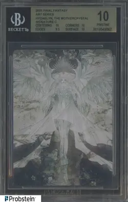 2025 Final Fantasy Art Series Hydaelyn The Mothercrystal Signature 34/53 BGS 10 - Image 1