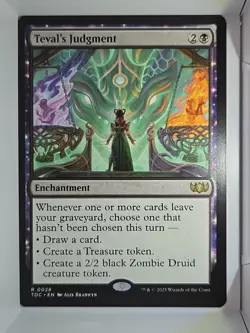Teval's Judgment - R28 - MTG - Commander: Dragonstorm (TDC) - Image 1
