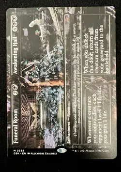 Funeral Room - Awakening Hall, Borderless Art, Magic the Gathering MTG NM - Image 1