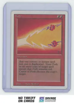 1993 Magic The Gathering Unlimited Edition Fork #153 - Image 1