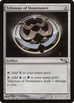 Talisman of Dominance 253/306 Artifact Mirrodin 2003 MTG Magic Gathering NM/LP - Image 1