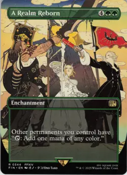 A Realm Reborn (Borderless) R FINAL FANTASY 344 NM Normal MTG - Image 1