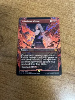 Nibelheim Aflame (Borderless) Final Fantasy Regular NM-M Unplayed MTG - Image 1