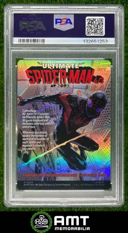 Miles Morales Ultimate Spider-Man PSA 9 2025 Magic The Gathering Marvel's Foil - Image 2