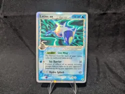 Pokemon TCG Latios EX Dragon Frontiers Holo Rare Card 96/101 Delta Species EX - Image 1