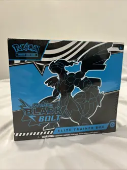 Pokemon TCG: Scarlet & Violet - Black Bolt Elite Trainer ETB Box Factory Sealed - Image 1