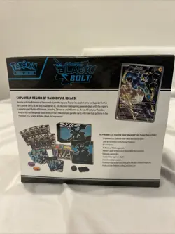 Pokemon TCG: Scarlet & Violet - Black Bolt Elite Trainer ETB Box Factory Sealed - Image 3