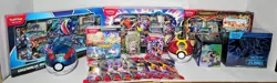 Sealed Pokemon Lot EX Boxes Pokeball Tins Pokemon Booster Bundles Packs Variety - Image 1