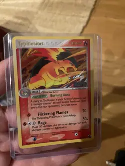 Pokemon EX Typhlosion Reverse Foil Unseen Forces #17 - Image 1