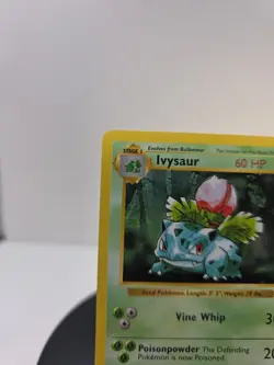 Ivysaur Shadowless 30/102 WoTC Base Set Uncommon - Pokemon TCG - LP - Image 2