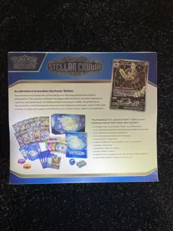 NEW Pokemon TCG: Stellar Crown Pokemon Center Exclusive Elite Trainer Box ETB - Image 4