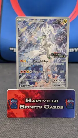 Pokemon TCG N’s Reshiram 167/159 Sv09: Journey Together Stamped Box Topper Promo - Image 1