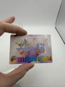 Gastly Haunter Gengar Holo Pokemon Vintage Pocket Monsters Vending Prism Sticker - Image 3