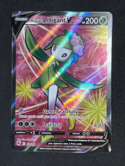 Hisuian Lilligant V (Full Art) 162/189 Swsh10: Astral Radiance Holo Pokemon - Image 1