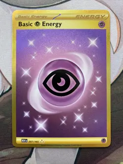 Pokemon TCG Basic Psychic Energy Scarlet & Violet - 151 207/165 Holo Hyper Rare - Image 1