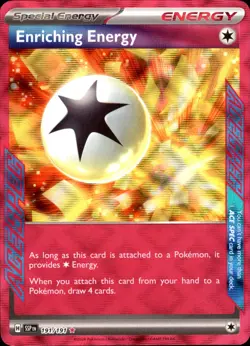 Enriching Energy 191/191 ACE SPEC Rare - Pokemon SV08: Surging Sparks NM - Image 1