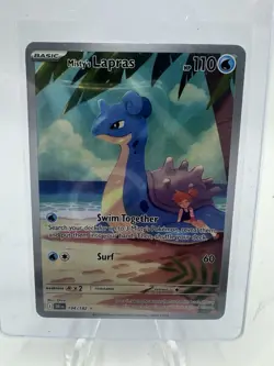 POKEMON TCG - DESTINED RIVALS - MISTY'S LAPRAS 194/182 - Image 1