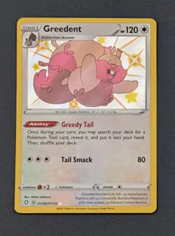 Greedent SV100/SV122 Pokemon TCG Shining Fates: Shiny Vault NM - Image 1