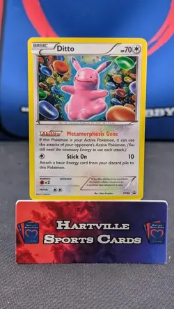 Pokemon TCG - 2015 XY Black Star Promo Ditto #XY40 Rare Holo LP - Image 1