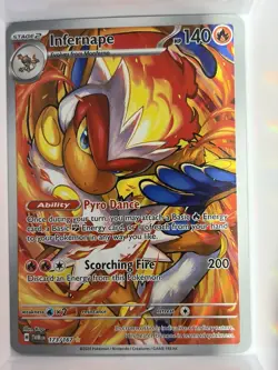 💥 Infernape 173/167 S&V Twilight Masquerade Illustration Rare Holo Pokemon TCG - Image 1
