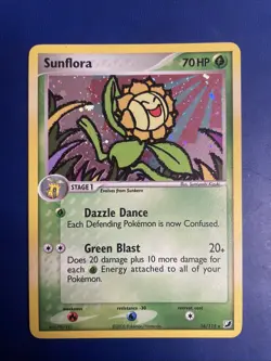 Sunflora - 16/115 - Holo Rare - English Pokemon EX Unseen Force - Image 1