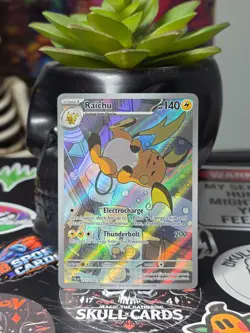 ☠☠ Pokemon Raichu 211/193 Sv02: Paldea Evolved Holo - Image 1