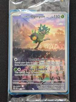 Teal Mask Ogerpon SVP 123 SEALED ETB Promo Twilight Masquerade Holo Pokemon - Image 1