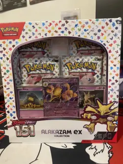pokemon ALAKAZAM ex collection sealed box in mint condition. - Image 3