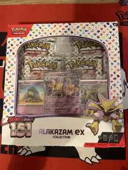 pokemon ALAKAZAM ex collection sealed box in mint condition. - Image 5