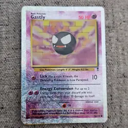 Pokemon Gastly 76/110 Legendary Collection Reverse Holo Basic 50HP Common Gas - Image 1