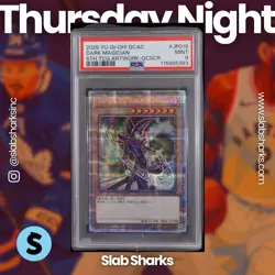 2025 YU-GI-OH! JP QUART. CENT. ART COLL. #JP018 DARK MAGICIAN 6TH TCG ART PSA 9 - Image 1