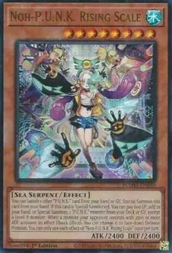 Yugioh! Noh-P.U.N.K. Rising Scale - BLMM-EN050 - Ultra Rare - 1st Edition Near M - Image 1