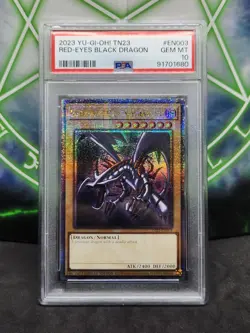 Yugioh Red-Eyes Black Dragon TN23-EN003 Quarter Century Secret Rare PSA 10 - Image 1