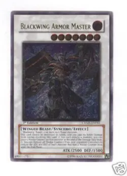 Lightly Played Blackwing Armor Master - CRMS-EN041 - Ultimate Rare - Unlimited E - Image 1