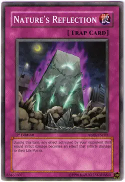 Yugioh! MP Nature's Reflection - ABPF-EN065 - Common - 1st Edition Moderately Pl - Image 1