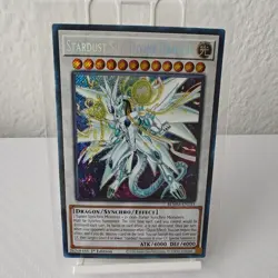 Yugioh Stardust Sifr Divine Dragon BLMM-EN151 Battles Legend 1st Holo Secret Ra. - Image 1