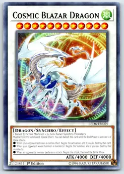 Cosmic Blazar Dragon - LED6-EN029 - 1st Edition - YuGiOh - Near Mint - Image 1
