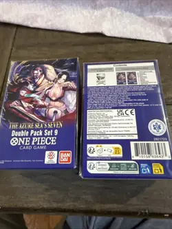 2 One Piece TCG: Double Pack Set 9 The Azure Sea's Seven - FACTORY SEALED! - Image 2
