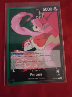 Perona Green Black OP06 Custom Deck - One Piece TCG Ready To Play - Image 1