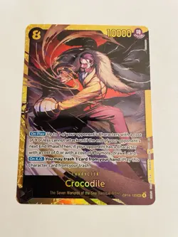 CROCODILE - OP14-120 Secret Rare Foil | One Piece TCG The Azure Sea’s Seven NM - Image 1