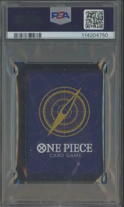 2023 One Piece JPN Mini Perforated April Holo #120 Shanks PSA 9 MINT - Image 2